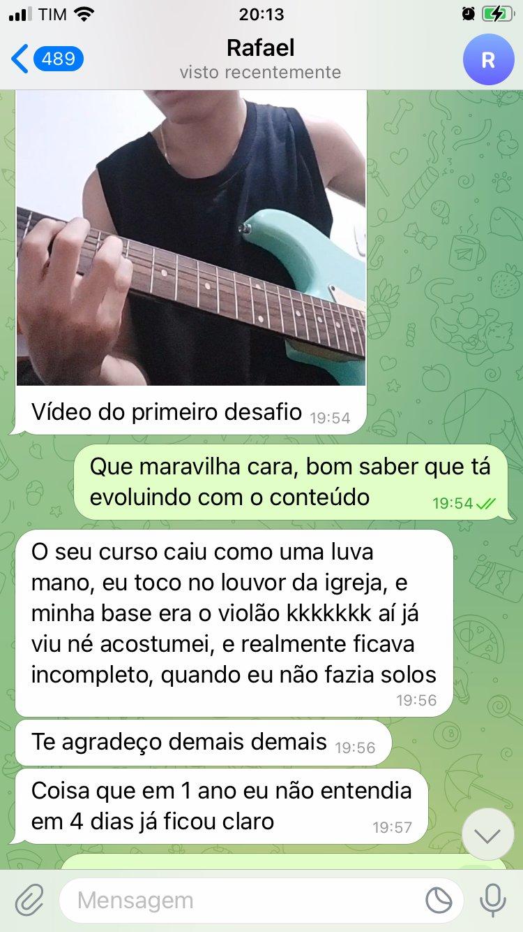 Rafael, 4 dias de prática